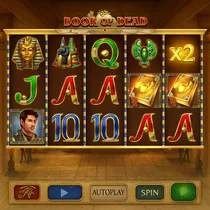 Videoslots - Book of Dead Slot Game - Play'n GO Casino Game